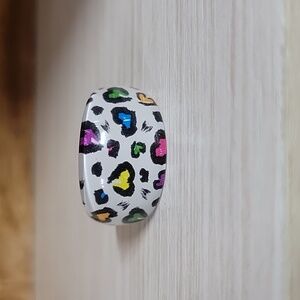 🔥LAST ONE🔥 RAINBOW CHEETAH RING, METAL FREE